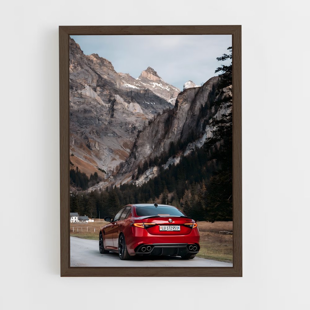 Poster Virée Épique – affiche Alfa Romeo (vue 5)
